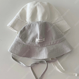 더무아 린넨 버킷햇 light gray (새상품)