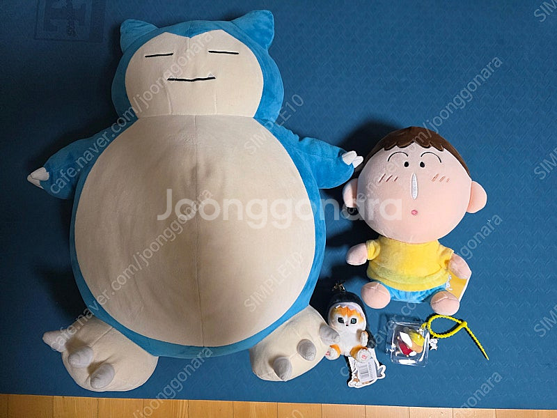 잠만보 인형, 맹구인형, 짱구키링, 고양이키링--0