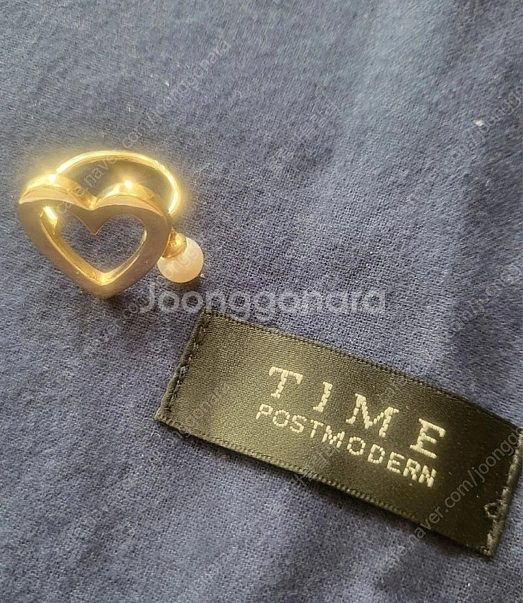 14k 하트진주반지(새상품)(택비포함)--1