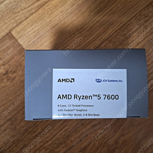 AMD 라이젠5-5세대 7600 (라파엘) (멀티팩(정품)) 미개봉 신상품