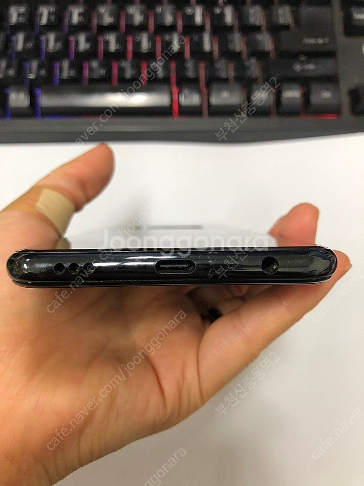 193254 LG Q51 블랙 외관깔끔 32GB 무잔상...--6