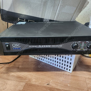 미국산 QSC PLX3402 파워 앰프를 팝니다. 4ohm 1100w x2 2200w
