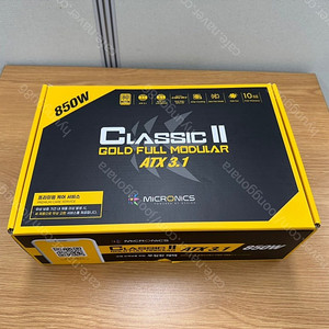 [마이크로닉스] Classic II 80PLUS GOLD 풀모듈러 ATX3.1 (PCIE5.1) 230V EU [850W] [블랙]