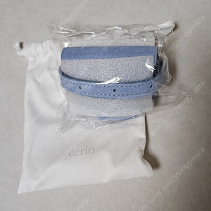 에크린 ecrin 코인백 블루벨