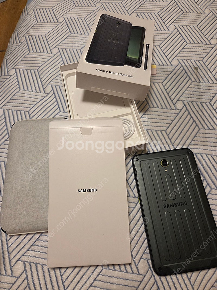 갤럭시탭액티브5 셀룰러5g 자급제 128기가 s급 풀박...--0