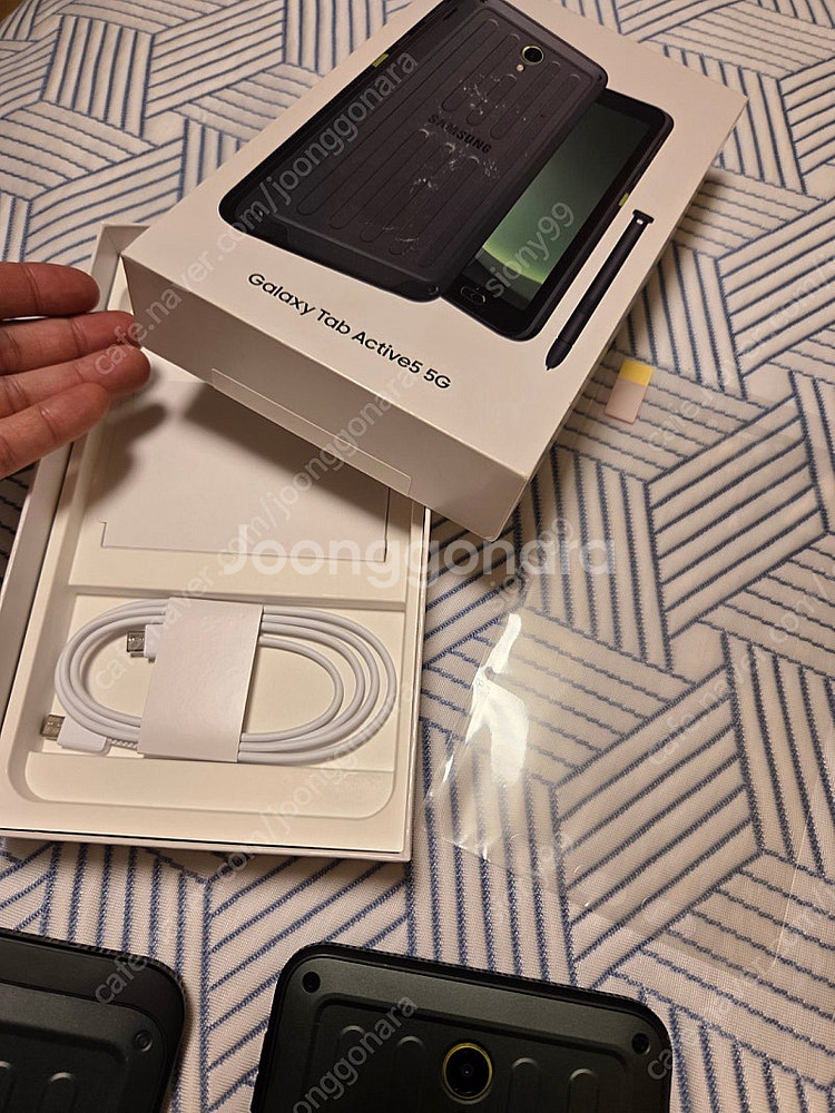 갤럭시탭액티브5 셀룰러5g 자급제 128기가 s급 풀박...--2