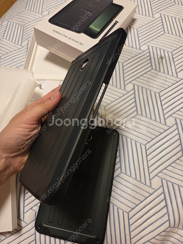 갤럭시탭액티브5 셀룰러5g 자급제 128기가 s급 풀박...--5