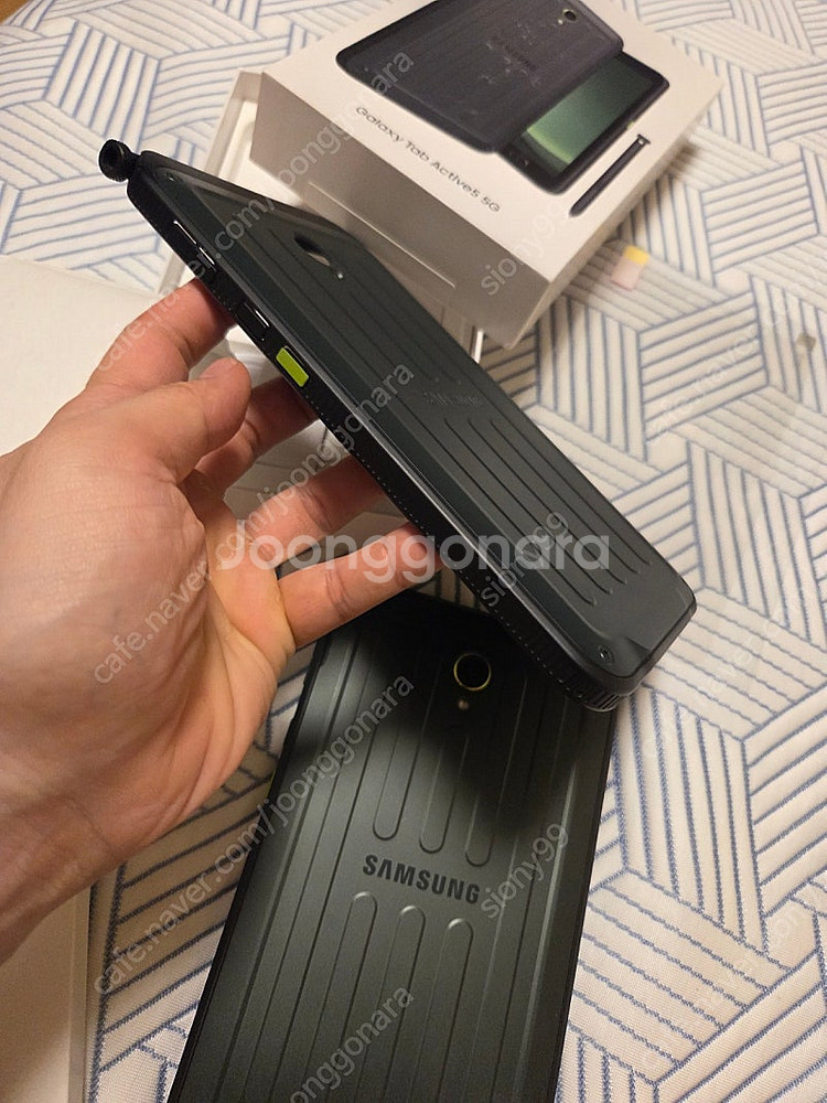 갤럭시탭액티브5 셀룰러5g 자급제 128기가 s급 풀박...--6