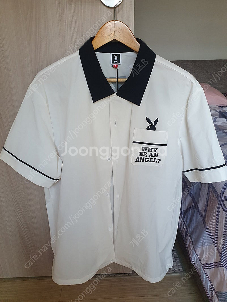 왁 X 플레이보이 오픈 카라 셔츠 (새제품)--1