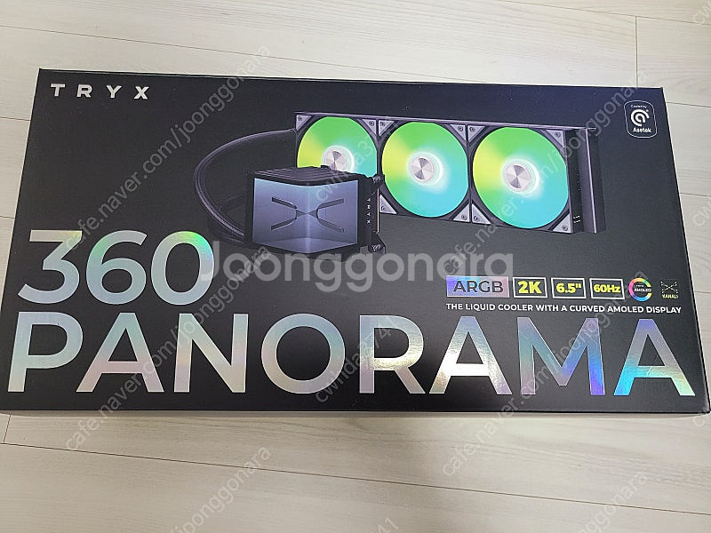 트릭스 파노라마TRYX PANORAMA 3D ARGB 360 2025 블랙팝니다.(택포)--0