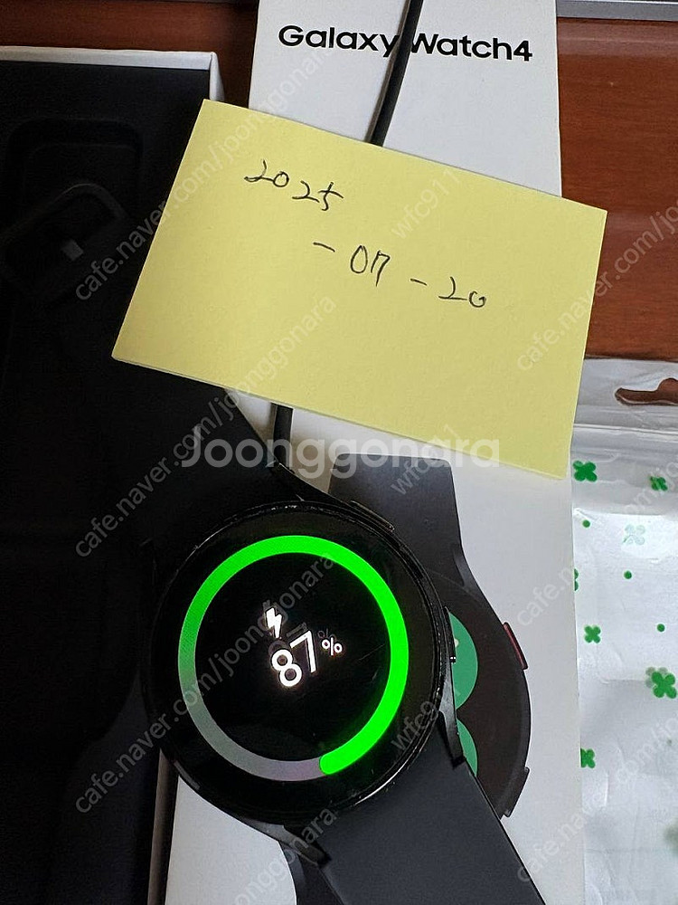 갤럭시워치4 블랙 40mm wifi(택포3.5만)--1