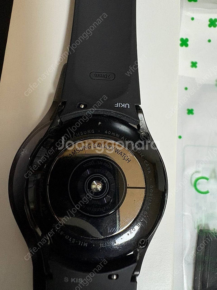 갤럭시워치4 블랙 40mm wifi(택포3.5만)--3