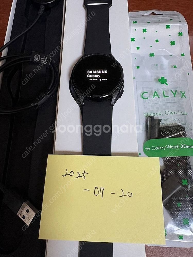 갤럭시워치4 블랙 40mm wifi(택포3.5만)--9