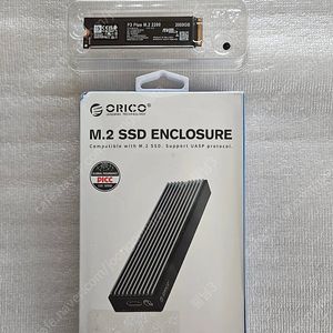 마이크론 Crucial P3 Plus M.2 NVMe 2TB+오리코 NVME 외장 SSD 케이스 미개봉 새제품 영상작업이 켄슬되서 판매합니다 이삿짐 정리중이라 다른물품도 같이 말