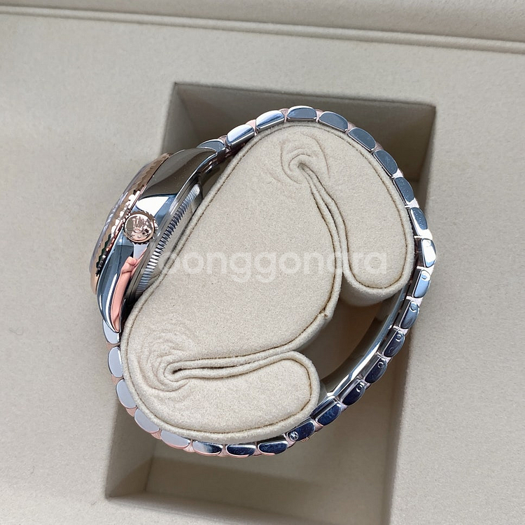 [새제품] 롤렉스 레이디 데이트저스트 초코 로만 로즈 골드 콤비 28mm 279171--2