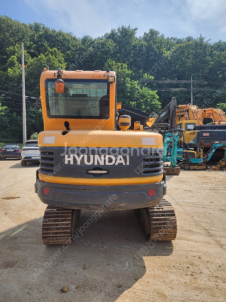 중고굴삭기 현대 R55 2013년식 회전라인 장착, 경...--6
