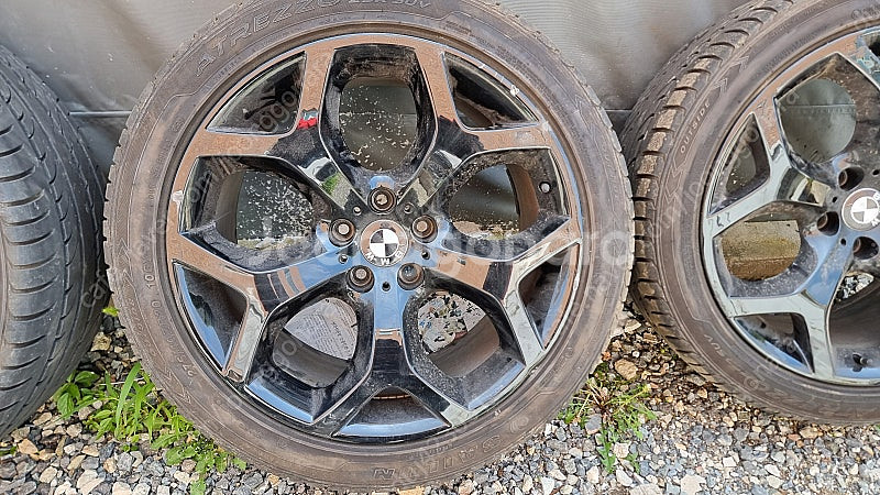 20인치 BMW E71 X6 순정 축구공 블랙 휠타이어...--2