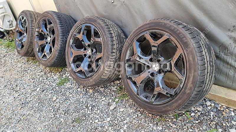 20인치 BMW E71 X6 순정 축구공 블랙 휠타이어...--5