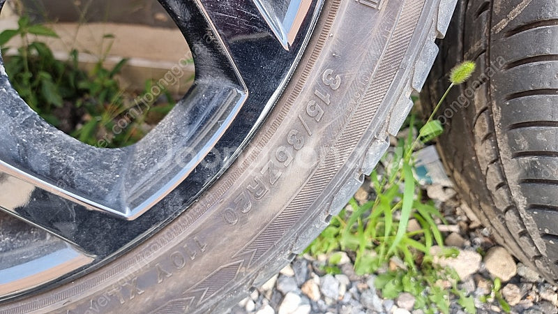 20인치 BMW E71 X6 순정 축구공 블랙 휠타이어...--9