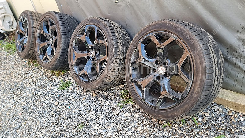 20인치 BMW E71 X6 순정 축구공 블랙 휠타이어...--5