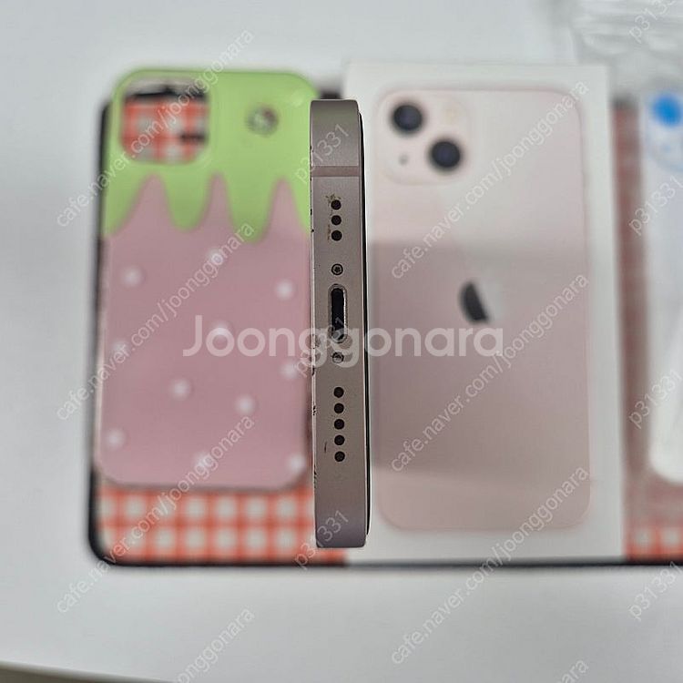 아이폰13 핑크 128g --> 30만원--6