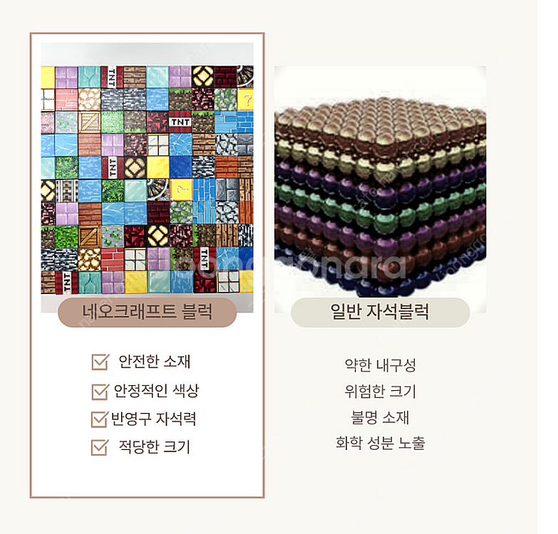 마인크래프트 만들기 자석 블럭 200개당 배송비 포함 ...--0