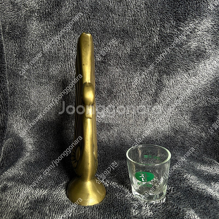 빈티지 황동 신주 브라스 백조 오리 장식품 팝니다--2