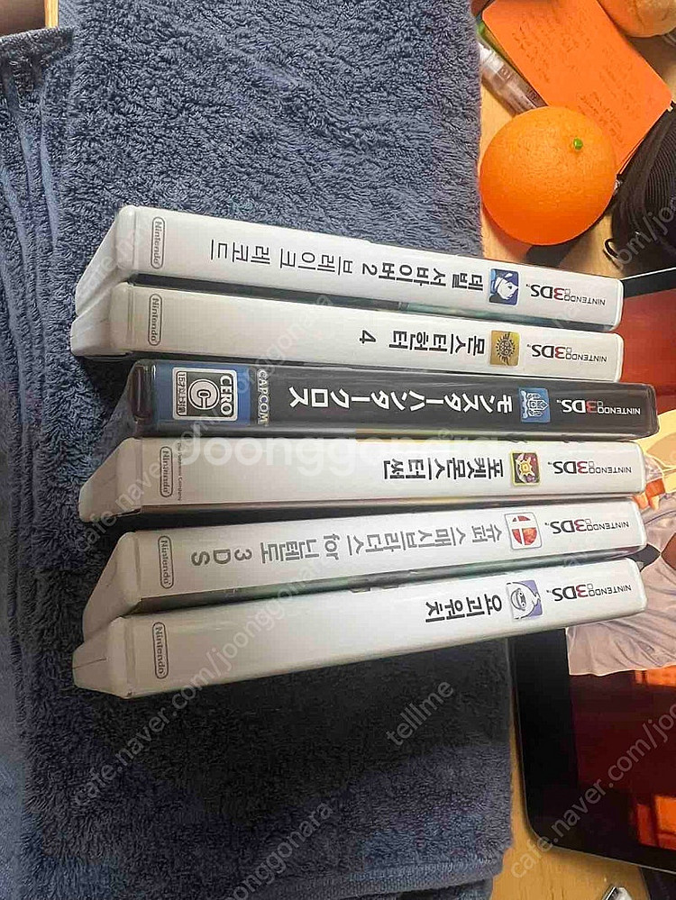 New 뉴3ds xl + 소프트 8 + 서비스--9