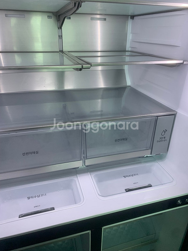 LG 오브제컬렉션 노크온 얼음정수 냉장고--3