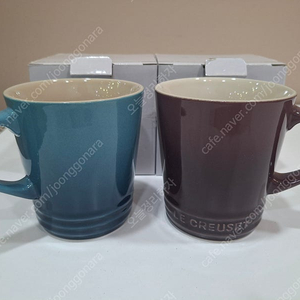 르쿠르제 북유럽 컬렉션 V머그 330ml 2개 / 마린, 피그 컬러
