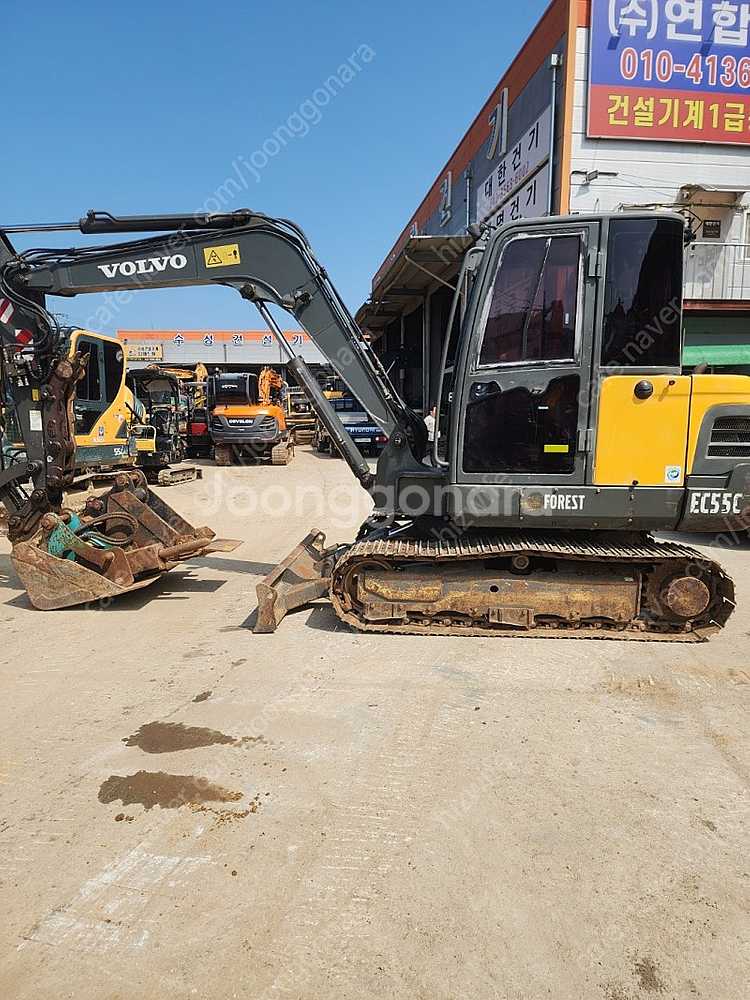 중고굴삭기 볼보 EC55C 특A급 2013년 10월식 ...--1