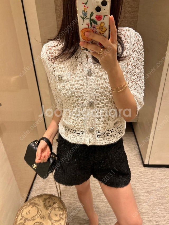 르뮈 썸머 모리아 가디건 아이실버 컬러 새상품 판매--0