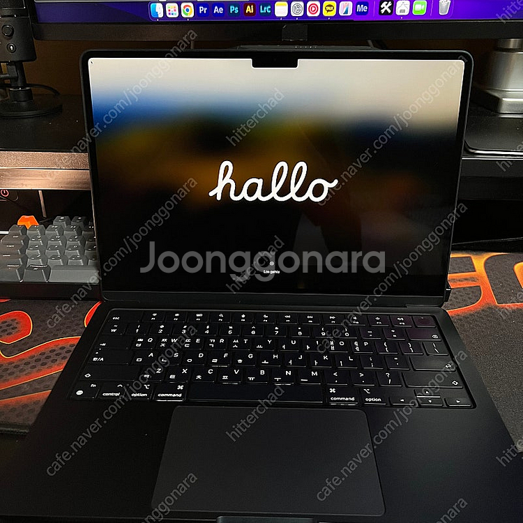 m2 맥북에어 13인치 미드나이트 8G, 512gb--5