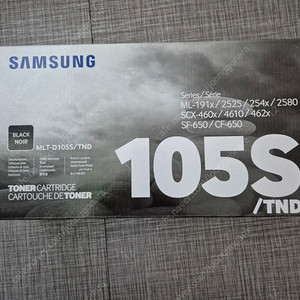 삼성 흑백 레이저 프린터 토너 MLT-D105S/TND (1,500매) 새상품