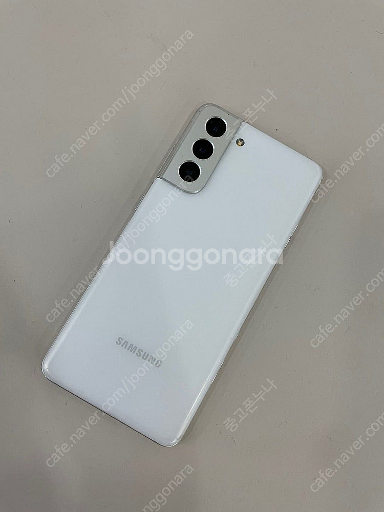 갤럭시 S21화이트 S급 중고폰공기계 당일발송!--0