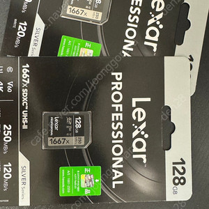 렉사 Lexar 128GB SD카드 미개봉 새상품