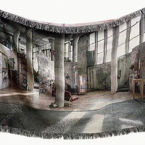 블레스 블랭킷(Bless blanket) - sandberg at hem blanket,2021(사이즈: h:1480 x w:2200 mm) 미사용 새재품