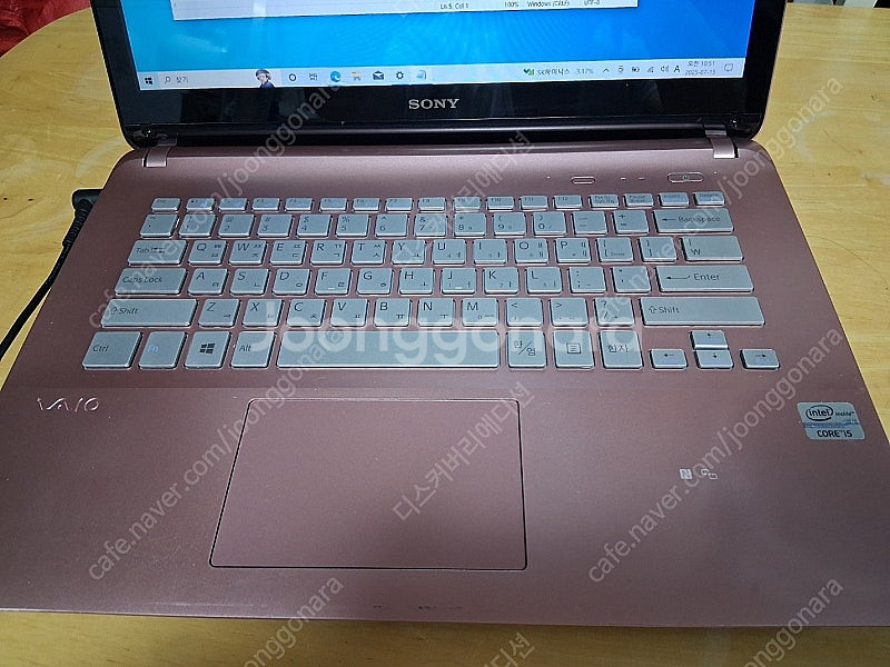 터치스크린되는 소니노트북 i5 팝니다--0
