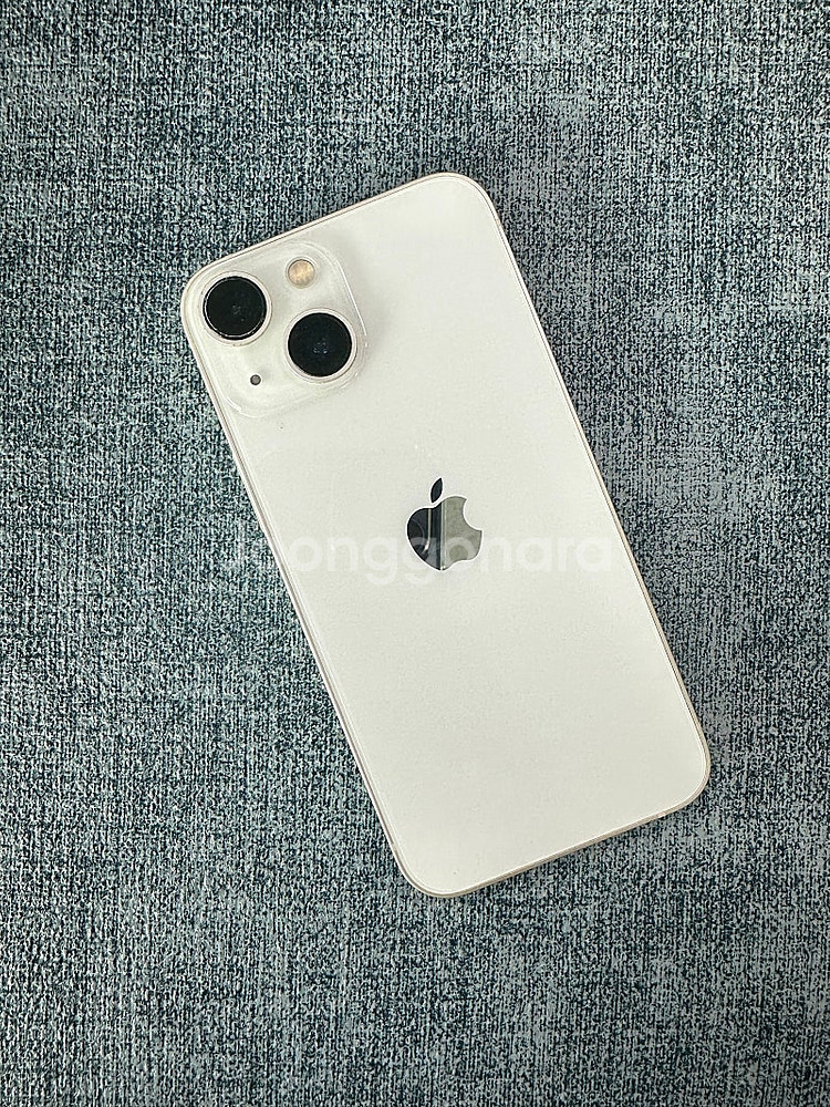 (A급 무잔상) 아이폰13미니 128기가 화이트 배터리 88% 깨긋한폰 32만원 판매해요--0