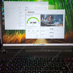 (개인) ASUS 18인치 i9 고성능 게이밍 노트북 G18 i9, 4060, 32gb, 2tb ASUS ROG STRIX G18 G814JV-N6024