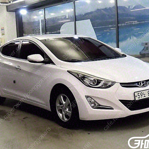 수원중고차 더 뉴 아반떼 1.6 GDI 스마트 2015 년식 흰색 현금 중고차