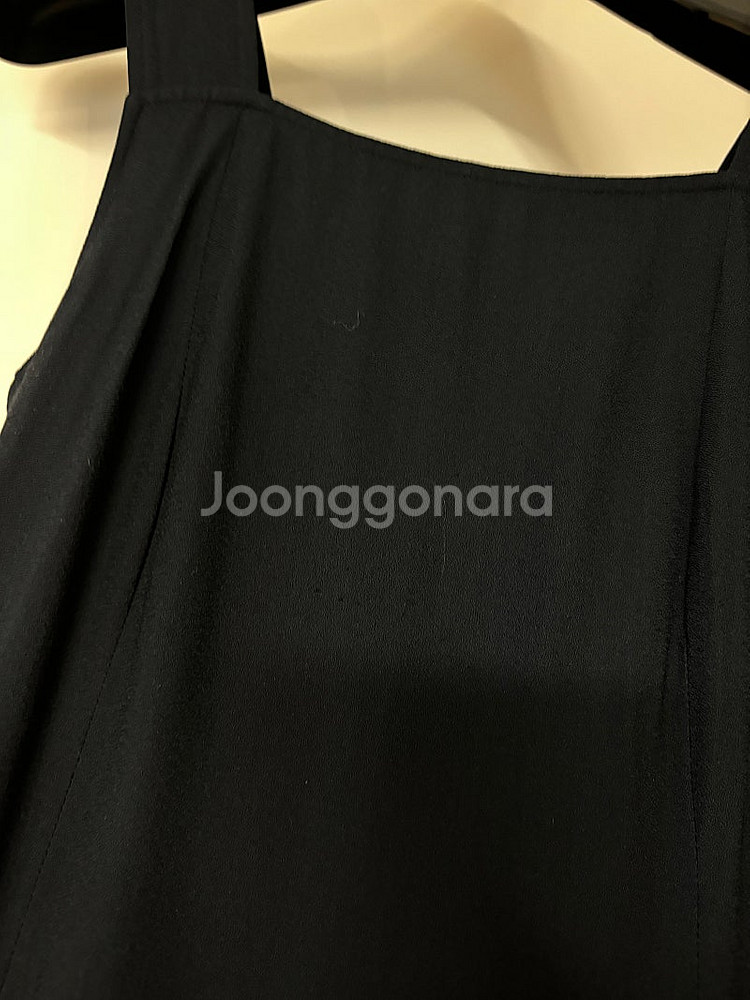 띠어리 민소매 나시 레이어드 원피스 올드머니룩 드뮤어룩...--6