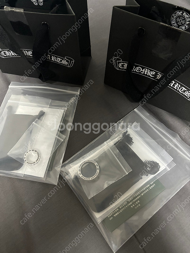 정품 크롬하츠 포에버링 퍽유링 새상품급--2