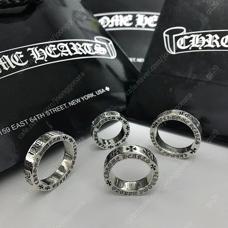 정품 크롬하츠 포에버링 퍽유링 새상품급--3