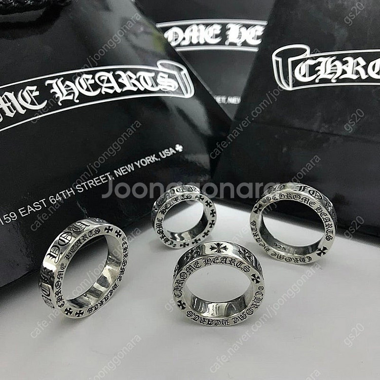 정품 크롬하츠 포에버링 퍽유링 새상품급--3