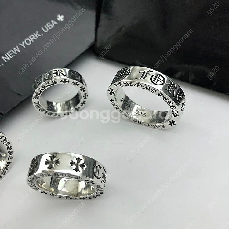 정품 크롬하츠 포에버링 퍽유링 새상품급--5