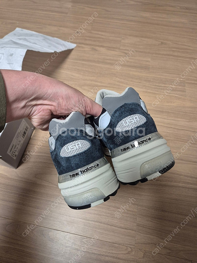 뉴발란스 992 네이비 295사이즈--2