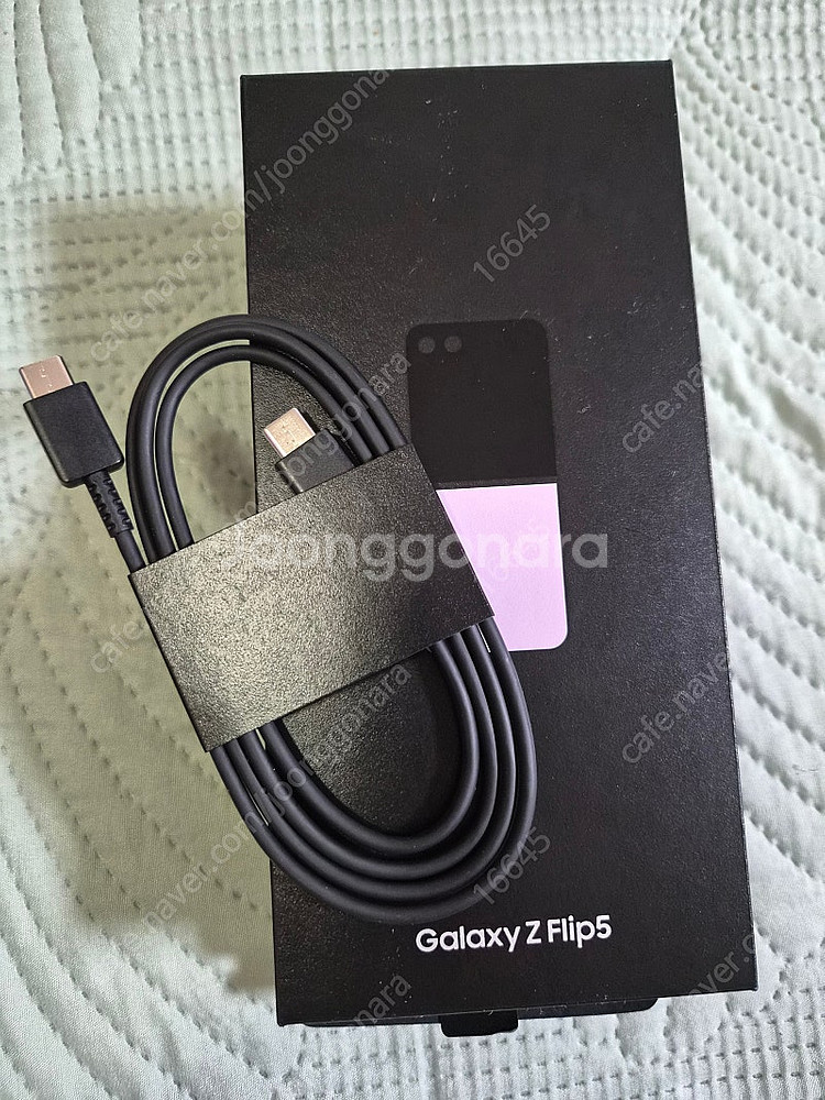 갤럭시 Z 플립5 라벤더 512GB (+박스&케이블)--0