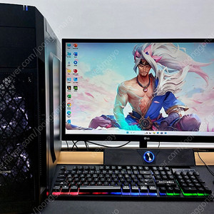 갓성비 게이밍 I3 9100F/RAM16G/GTX750/LG 27모니터 컴퓨터 풀세트 판매해요