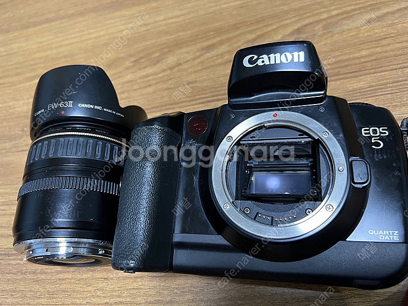 캐논 EOS-5 필름 카메라 & 캐논 28-105mm ...--5